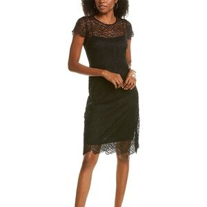 Elie Tahari Elissa Sheath Dress In Black Size 8 $448.00 NEW NEVER WORN, tags off